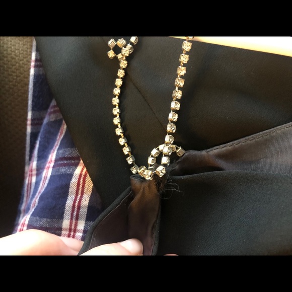 ABC Coll. from Saks Fifth Ave Black Slip Dress. - Picture 5 of 6